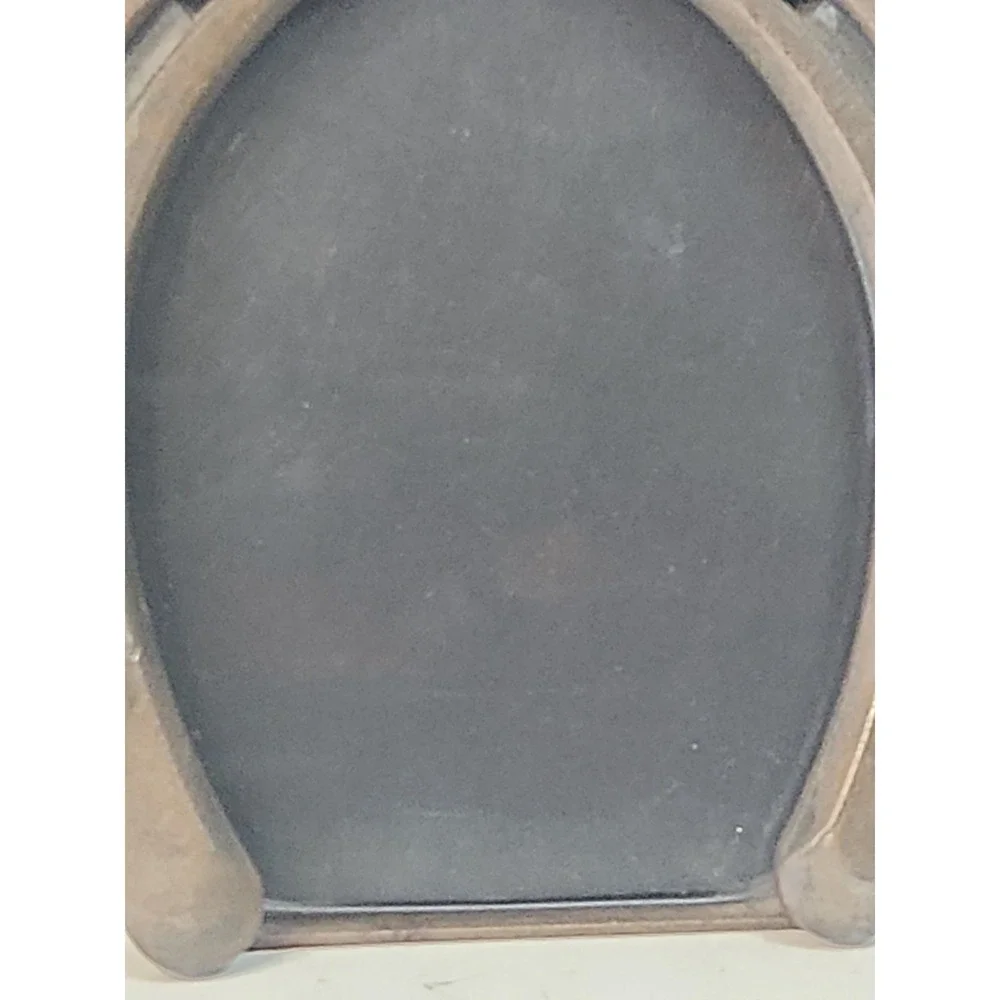 Authentic St. Croix Forge Horseshoe Picture Frame Rustic Western Decor 4x4.5